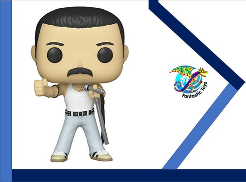 Funko Pop Rocks: Queen Freddie Mercury Radio Gaga 1985 #183 (Usado)