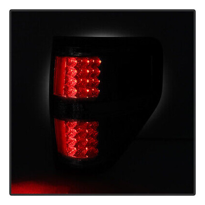 2009-2014 Ford F150 F-150 Pickup Truck Smoked Led Tail L Yyk
