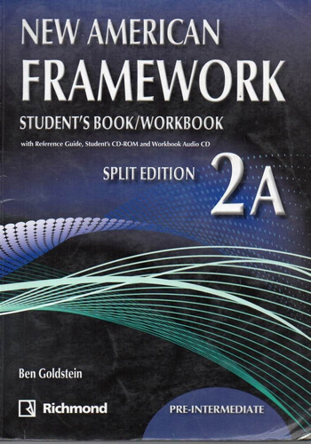 New American Framework Student S Book Workbook 2 A  