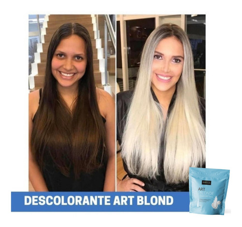 Pó Descolorante Biofios Profissional Art Blonde 10 Tons 500g