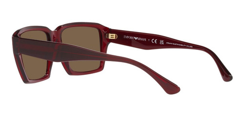 Lentes De Sol Rojo Emporio Armani Ea4186507573