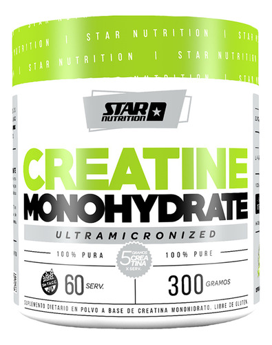 Suplemento Creatina Pura Creatine Monohydrate 300 G