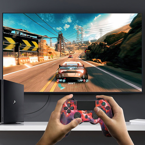2 Mandos Inalámbricos Compatibles Con Consola De Juegos Y Pc Color Rojo