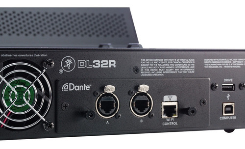 Tarjeta Expansión Mackie Dante Para Dl32r Wifi Cuo