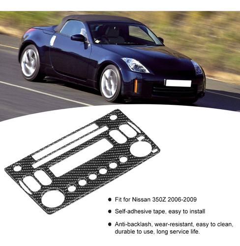 Carbon Fiber Radio Cd Panel Frame For Nissan 350z