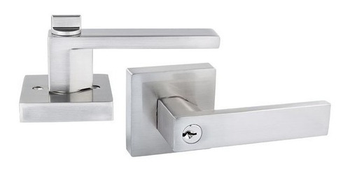 Imagen 2 de 4 de Cerradura De Manija Cuadrada Dexter Deluxe Q C/ 3 Llaves