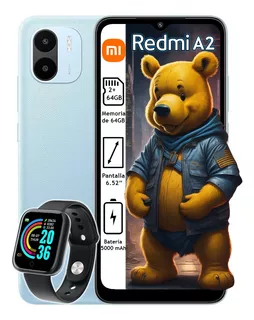 Celular Xiaomi Redmi A2 64gb Dual Sim 2gb Ram + Kit