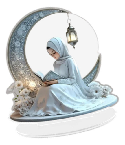 Decoración De Letrero De Mesa De Niña Plana Acrílica 2d,