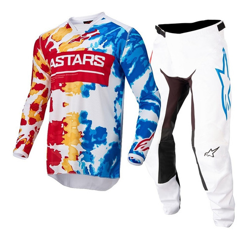 Conjunto Alpinestars Mx - Racer Squad - 22 Premium