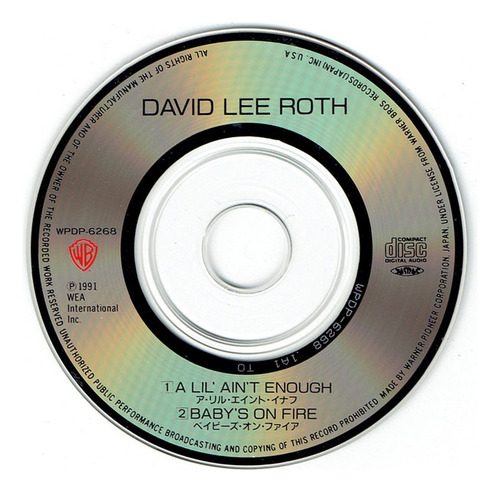 David Lee Roth A Lil' Ain't Enough Mini Cd Collection Edición Limitada (Usado)