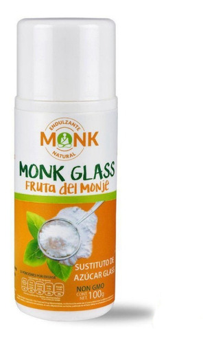 Monk Glass Endulzante Fruto Del Monje 100g Sustituto Azúcar