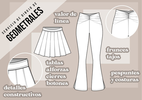 Servicio De Dibujo De Geometrales Y Armado De Ficha Ténica