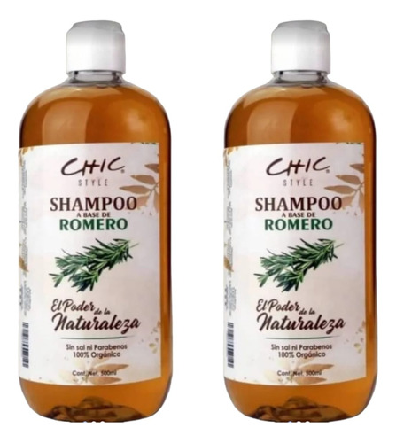 3 Shampoo Reparador Romero Anticaída Crecimiento