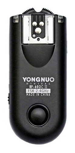 Radio Disparador Flash- Yongnuo Rf603 Iii 1 Uni Canon Nikon