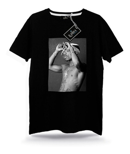 Remera De Algodón Unisex | Tupac Shakur Smoking Photo 2pac 