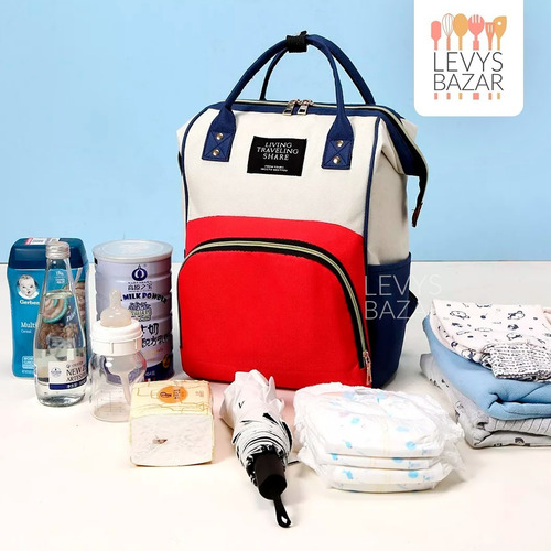 Imagen 9 de 10 de Mochila Maternal Impermeable Bolso Multifuncion Termica