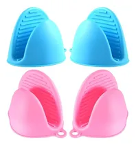 Comprar Pack X4 Guantes Para Horno De Silicona Manoplas Para Cocina 