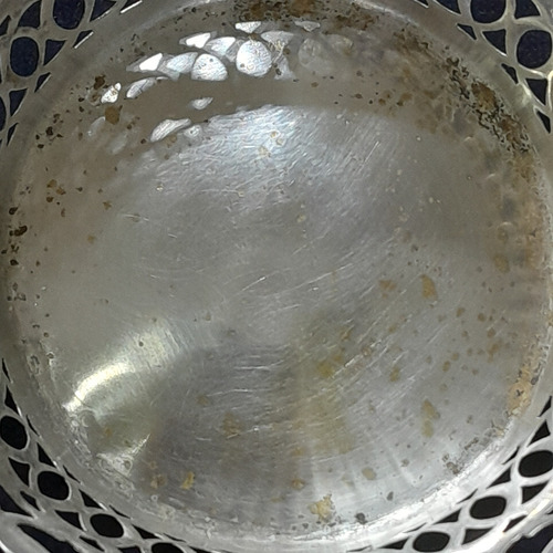 Bombonera Antigua Baño De Plata Plateado (Usado)