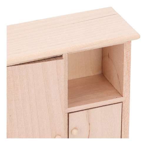 Doll House Cabinet: Simulação De Acessórios De Madeira Em Es