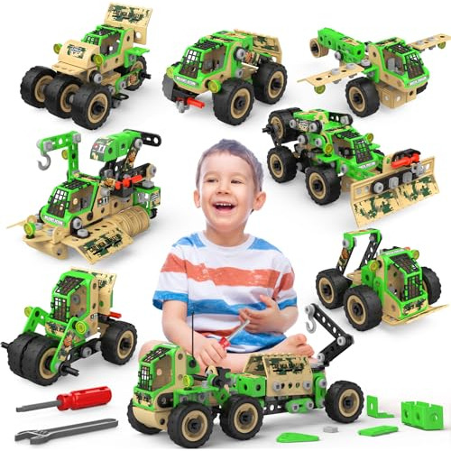 229pcs Building Stem Toys For 5+ Year Old Boys Birthday Game