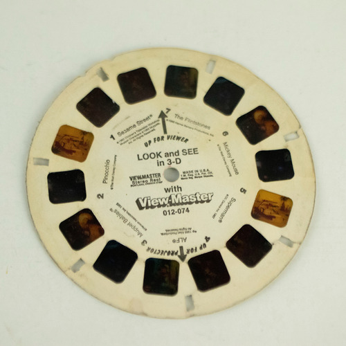 View Master Original Usa Funcionando Azul Con 1 Disco (Usado)