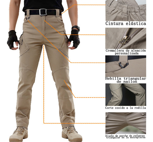 Pantalón Táctico Militar Impermeable Y Cortavientos