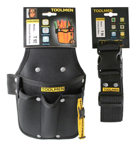 Imagen 6 de 8 de Cinturon Porta Herramientas Toolmen T92 Con Cinturón T95
