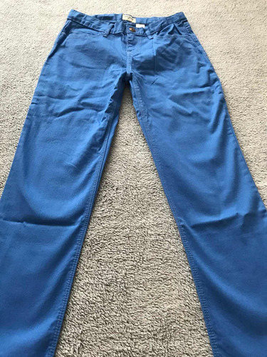 Pantalon Osh Kosh Azul Francia Talle 12 Nena. Nuevo!