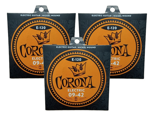 Encordado Electrica Nickel .09 Corona E-120 Pack X3 - Oddity