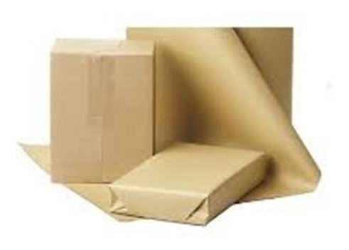 Imagem 4 de 7 de Papel Semi Craft Rolo Bobina 90cm 3kg - Embalagem Caixa