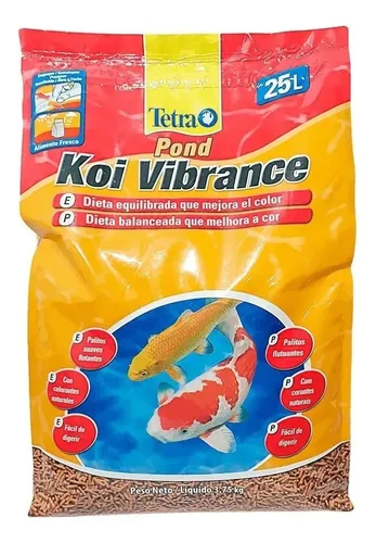 comprar Ração Para Peixes De Lago Tetra Pond Koi Vibrance 3,75k