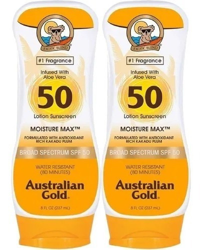 Loção Bronzeadora Australian Gold Fps50 Kit C/02