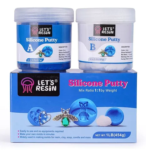 Let's Resin Masilla De Silicona, Kit De Fabricación De Molde