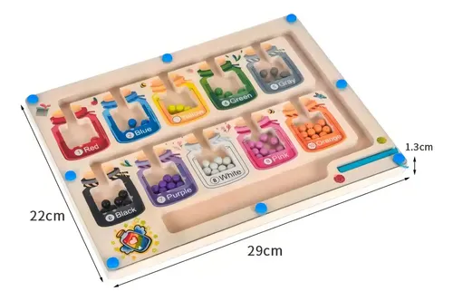 Motricidad Fina Niños 3 Años Laberinto Magnético Montessori – Juguete Madera Para Clasificar Colores Y Números, Para Niños 3 Años Regalo Niños Preescolar Motricidad Fina Niños 3 Años Laberinto Magnético Montessori – Juguete Madera Para Clasificar Colores Y Números, Para Niños 3 Años Regalo Niños Preescolar