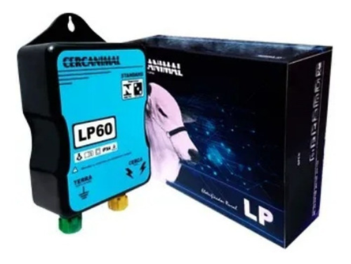 Imagem 1 de 6 de Eletrificador Rural 60km 127/220 - 12v Cercanimal + Frete 0