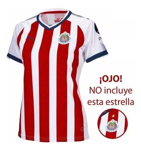 Jersey Playera Puma Chivas Del Guadalajara Para Dama Mujer