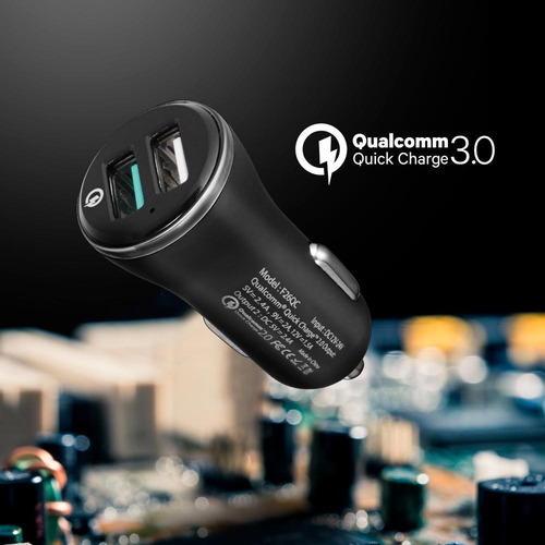 Cargador Rapido Auto Spigen Qualcomm Dual 3.0 100% Original