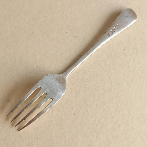 Pequeño Tenedor Inglés Plata Esterlina Juancito (Usado)