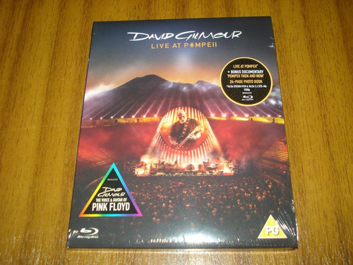 Bluray David Gilmour Pink Floyd  / Pompeii (nuevo Y Sellado)