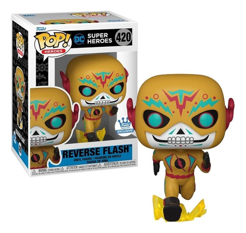 Funko Pop Reverse Flash 420 Dc Super Heroes Coleccion