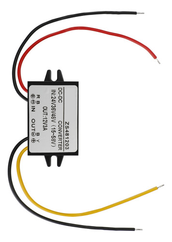 Convertidor Dc-dc 24v 36v 48v Redutor A 12v De 3a