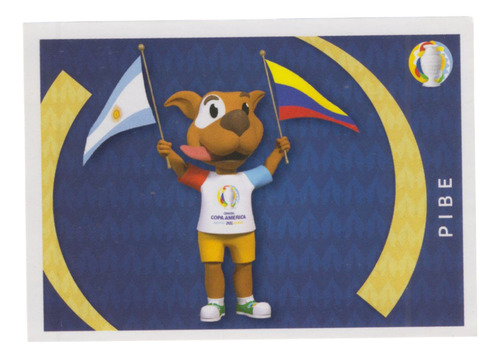 Futbol Figurita Pibe Mascota De La Copa America 2021 Panini (Usado)