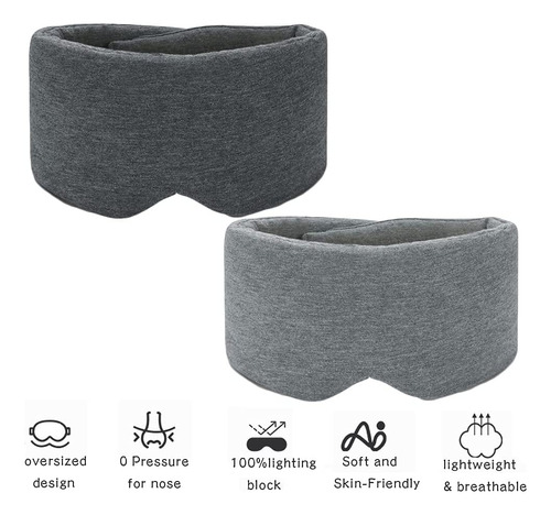 Máscara Dormir Para Hombresy Mujeres 100% Algodón Paradormir