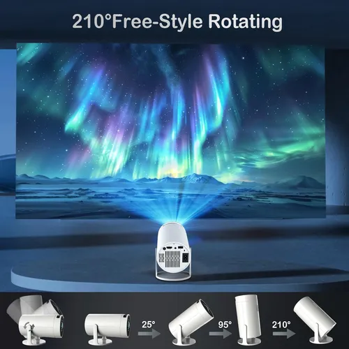Mini Proyector Con Wifi Y Bluetooth, Soporte De 4k 1080p - J