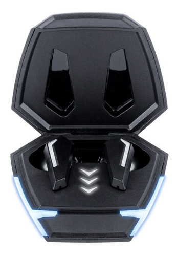 Audífonos In-ear Bluetooth Gamer DN-TWS15F Negro con Luz LED y Estuche de Carga