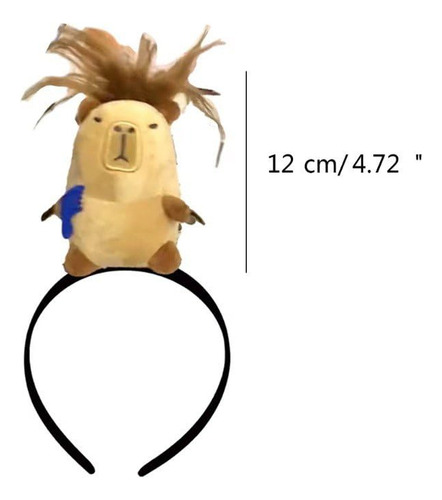 2025 Diadema Divertida Diadema De Capibara Diadema De Felpa