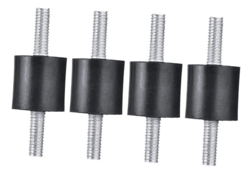 // 4 Piezas De Soportes Aisladores Antivibración De M6