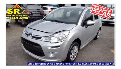 Sucata Citroen C3 Origine Pure Tech 1.2 Flex 12v Mec 2017