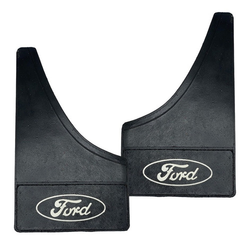 Juego X2 Barreros Goma Para Auto Ford Delantero Trasero