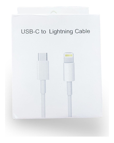 Cable iPhone Con Carga Rapida Tipo Usb-c To Lightning